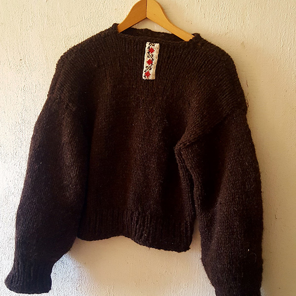 handgebreide trui - handknitted pullover